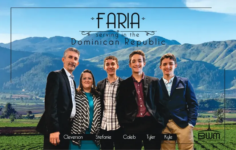 Cleverson Faria and family